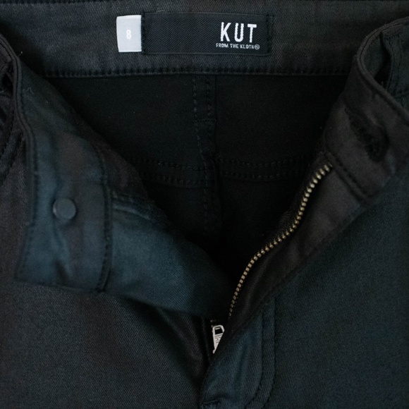 Kut From the Kloth Donna Coated High Waist Ankle Skinny Jeans - Picture 2 of 4